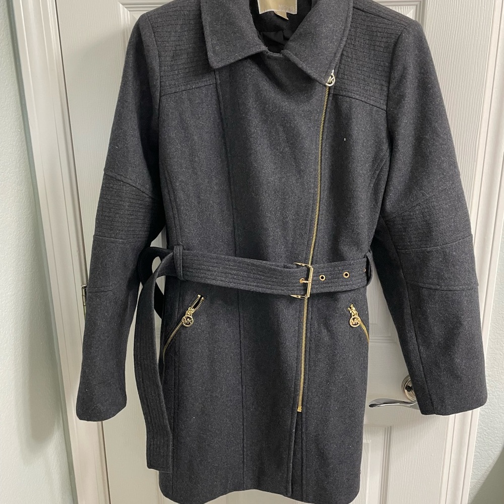 XL Michael Kors Gray Pea Coat
